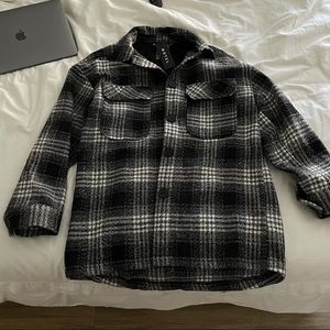 Motel Rocks - MARCELLA SHIRT IN CHECK BLACK